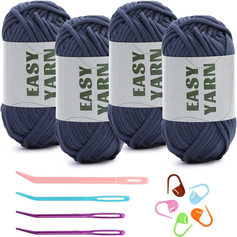 Beginner Yarn for Crocheting, 200g Crochet Yarn - 3 – Zmaagg